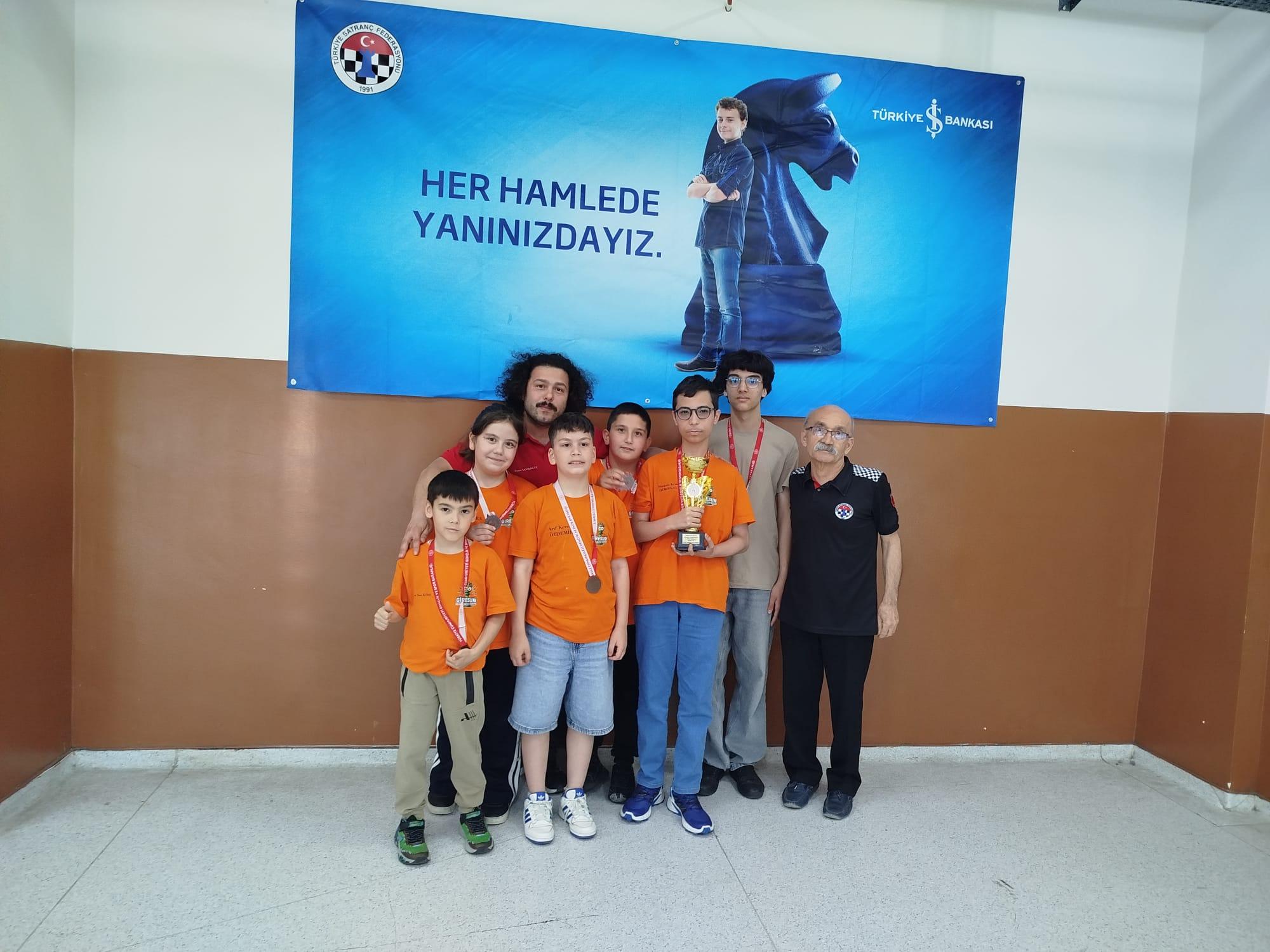Türkiye Kulüpler Satranç Şampiyonası Giresun İl – Yöre Yarışmaları tamamlandı